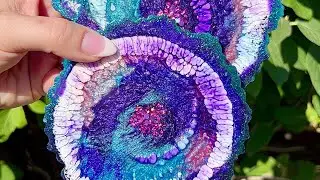 SO SIMPLE! Cotton Candy Nebulous Resin Coasters