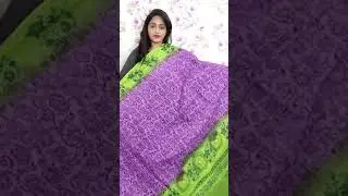 Pure cotton sarees with handblock prints and hand crocia work....