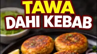 Tawa Dahi Ke Kebab 😍 Under 500 Calories | High Protein Snack | Crispy & Healthy | street style prep.
