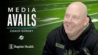Co-Offensive Coordinator/Tight Ends Coach George Godsey meets with the media | Miami Dolphins