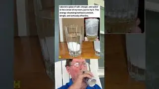 I Placed A Glass of Salt, Vinegar, and Water in My Room To Try This Energy Cleansing Method.