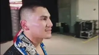 Vergil Ortiz post fight knockout of Thomas Dulorme.  Talks Next Fight With Tim Tszyu.