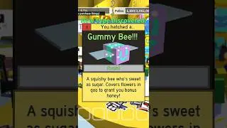 Getting gummy bee in bee swarm simulator #beeswarmsimulator