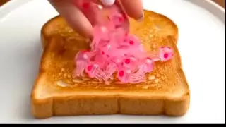 ASMR Satisfying Toast Cuts🍞✨|Relaxing Cutting & Spreading Sounds #asmr #cuts #relaxing #food #toast 