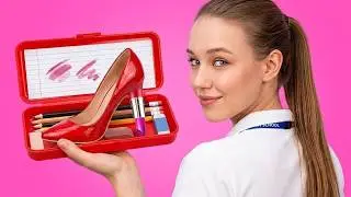 COME INTRUFOLARE IL TRUCCO IN CLASSE || Trucchi subdoli col trucco su 123 GO! GOLD