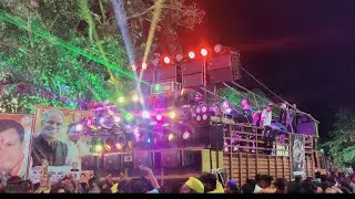 🎶DJ SARANGA MUSIC AND EVER GREEN LIGHT 🎶 ( JAGDALPUR , DURGA PROCESSION 2022 ) CROWD CONTROL