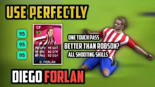 How to use Diego Forlan in Pes 21 &bull; Best Iconic for 2 CF Formation [ Passing + Finishing ]