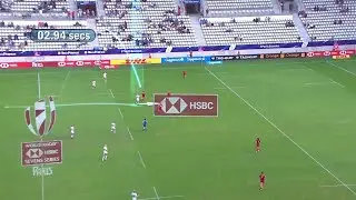 Heather Fisher scores in under ten seconds