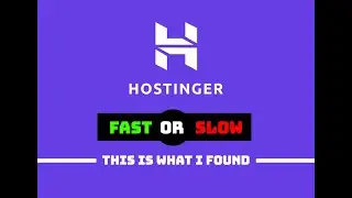 How Fast is Hostinger - I uploaded a website to check and Here is what I found.
