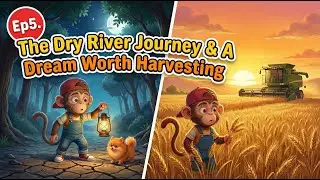 Ep5. The Dry River Journey & A Dream Worth Harvest. #MangoMonkeyFarmLife #FarmLife #KidsCartoon