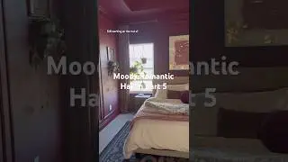 Moody Romantic Haven part 5: DECOR/ART #bedroomdesign #diy #bedroommakeover #wallpaper #bedroom