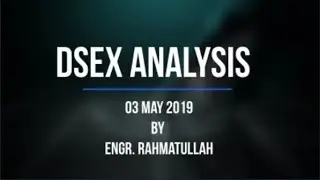 DSEX Analysis 03 May 2019