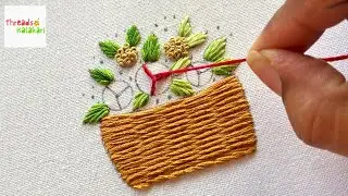 New hand embroidery designs - embroidery flowers/hand work/embroidery for beginners