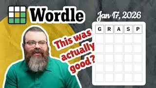 The bad guess was a good guess | Wordle #1674 (Jan 18th, 2026)
