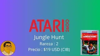 Juego (CL&Aacute;SICO) Jungle Hunt  🐊 y Game play para Atari 2600