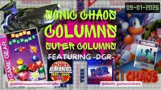 paseo en DeLorean 4 feat DGR sonic chaos + columns sega master system columns game gear #gameplay