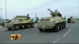 Iranian military showcased heavy armor, ballistic missiles, & aircraft at annual Army Day parade