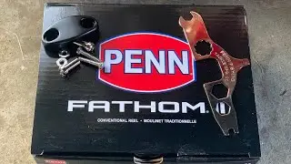 Как установить зажим для катушки Penn