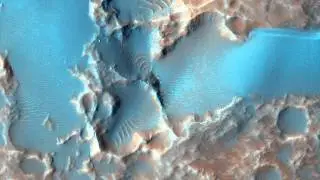 Pits in Hale Crater Ejecta