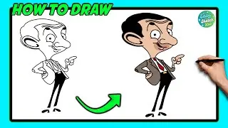 How to Draw Mr. Bean | Step-by-Step Tutorial