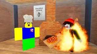 The FUNNIEST Moments In Roblox Work at a Pizza Place