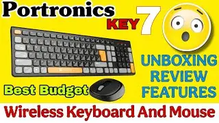Portronics Ke7 Ka Combo Keyboard Mouse Unboxing review Videos 21-10-2025