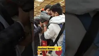 sad moment for a Father and son💔🥺 #sad #emotional #airport #father #son #trending #viralshorts #yt