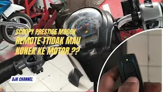 Scoopy Prestige mogok, Remote sudah hijau tapi tidak bisa konek ke motor