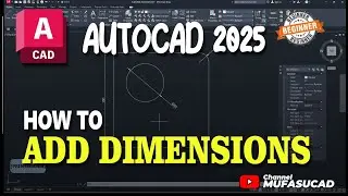 AutoCAD 2025 치수 추가 방법