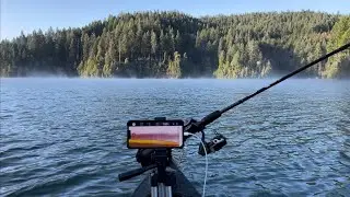 Trolling at Bullards Bar Reservoir for the first time in a Canoe! 🛶