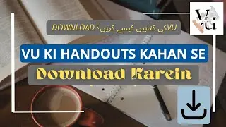📚 How to Download VU Handouts / Books in Minutes | Easy Method for Virtual University Students 