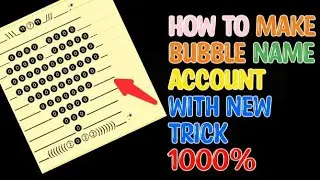 How to creat Bubble name accountwith new trick 100%