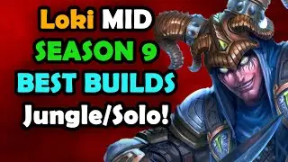 The BEST Loki Builds Conquest (MidSeason 9) - SMITE
