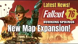 Новое расширение карты Fallout 76: обновление Burning Springs!!