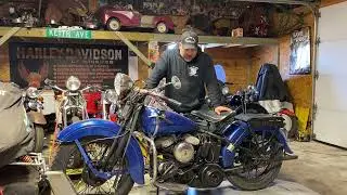 1942 Harley Davidson wlc 750 cc 45 CI. My daily driver flathead.