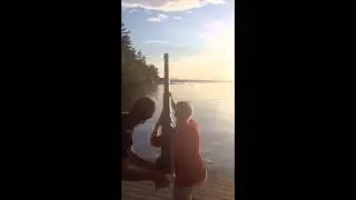 Potato Cannon on Lake Winnipesaukee