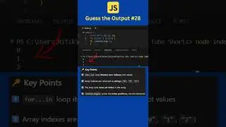 JavaScript for...in Loop Explained in Seconds ⚡#shorts  #coding  #array #loopshort #CoderRitik 28