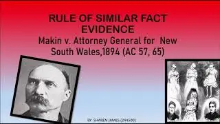 Similar Fact Evidence (Mackin&rsquo;s Case)