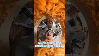 Ice Cream Fire Noodles with Insta360 cam