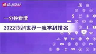 A quick guide to 2022 ShanghaiRanking&rsquo;s Global Ranking of Academic Subject GRAS