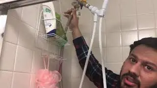 How to connect panda washing machines portable with shower by Garden hose or any machine hose.