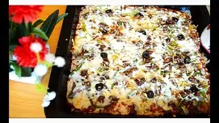 Pourable Instant Pizza || Perfect Pizza sauce || Family Pizza