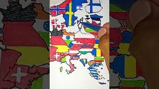 Draw Israel 🇮🇱 Flag Map #israel