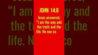 John 14:6 (NIV)