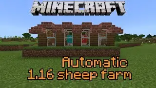 wool farm minecraft bedrock||automatic sheep farm minecraft