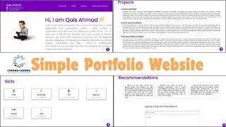Create a Simple Portfolio Website with HTML & CSS