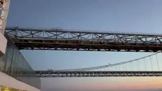 Carnival Pride under the Bay Bridge