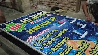 cara perakitan neon box minimalis