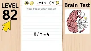 Brain Test Level 82 Make This Equation Correct.