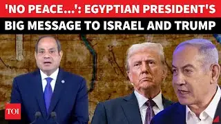 Egyptian President Shocks Israel With 'NO PEACE' Warning After Hamas Huddles With Arabs On Gaza